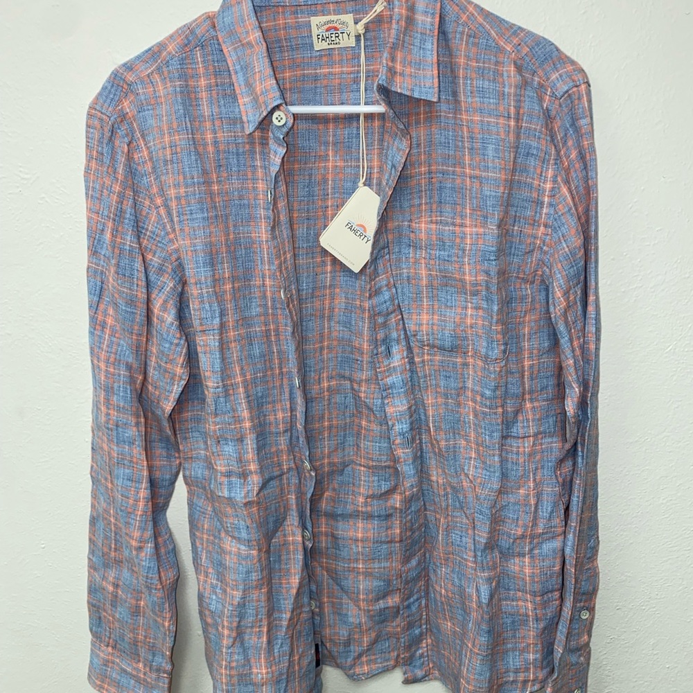 Faherty Linen Laguna Shirt